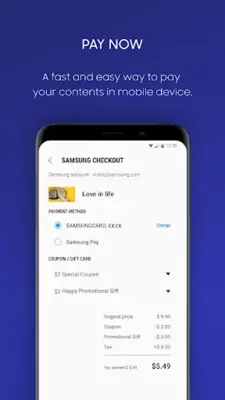 Samsung Checkout android App screenshot 0