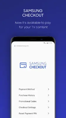 Samsung Checkout android App screenshot 1